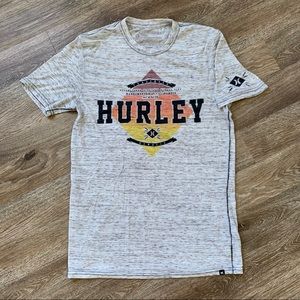 HURLEY Washed Out Logo Tee, Vintage Fit, Sz M